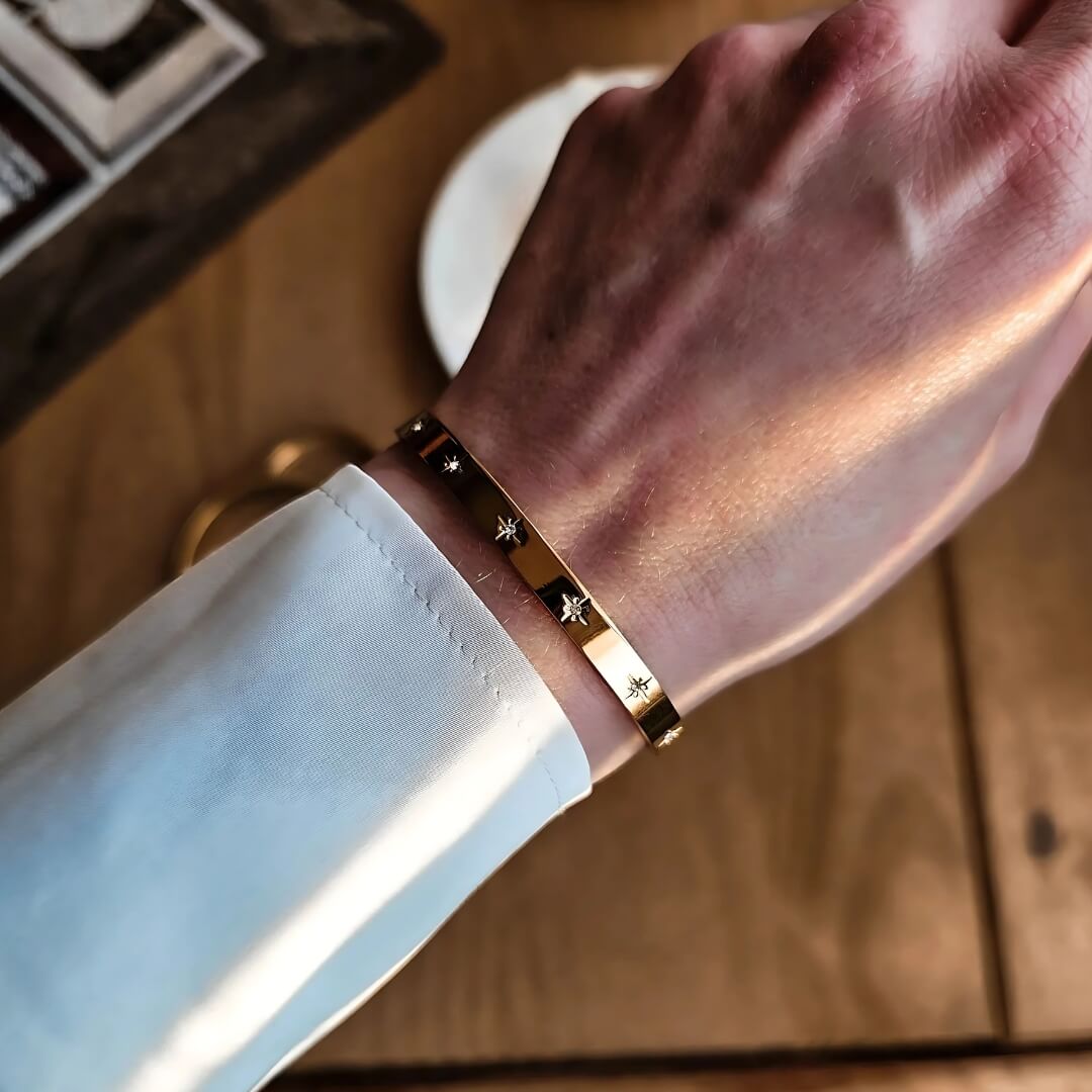 Minimalist Louise Zirconia Bracelet (18K Gold Plated) | Luvesina
