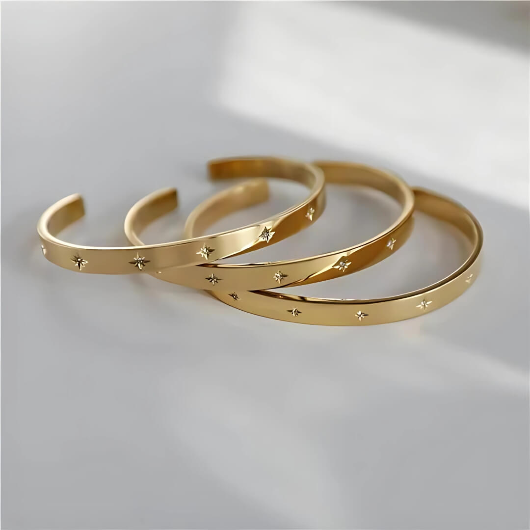 Minimalist Louise Zirconia Bracelet (18K Gold Plated) | Luvesina
