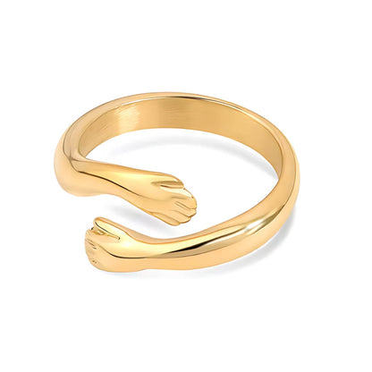 Embrace Ring (18K Gold Plated) | Luvesina
