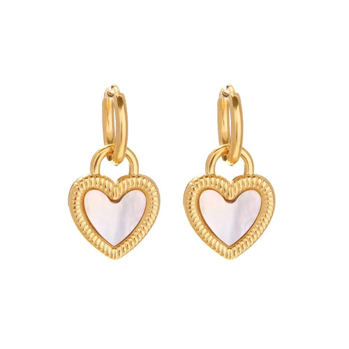 Aro Heart Passione Earring (18K Gold Plated) | Luvesina