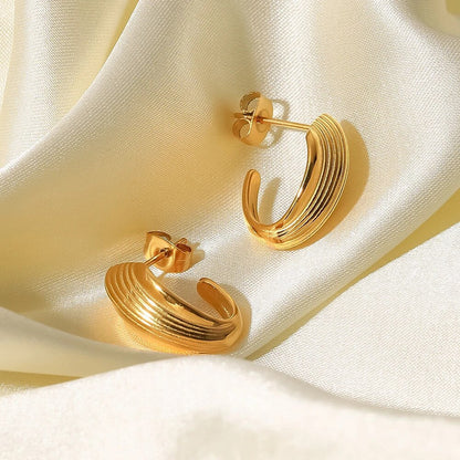 Aro Rafaella Earring (18K Gold Plated) | Luvesina
