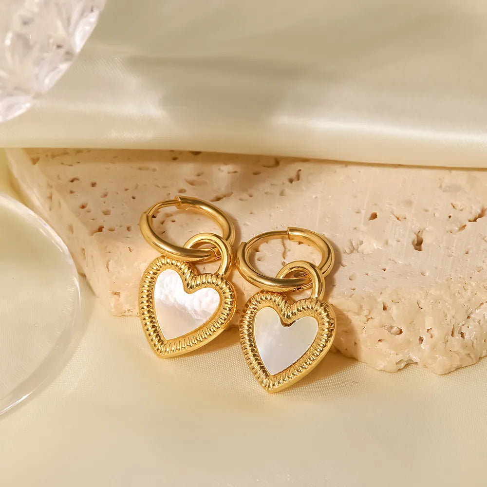 Aro Heart Passione Earring (18K Gold Plated) | Luvesina
