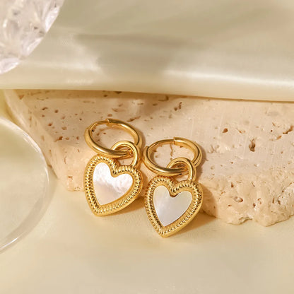 Aro Heart Passione Earring (18K Gold Plated) | Luvesina