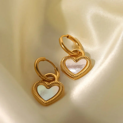 Aro Heart Passione Earring (18K Gold Plated) | Luvesina