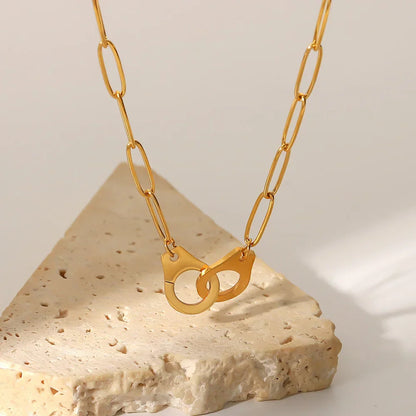 Chain Long with Links Necklace (18K Gold Plated) | Luvesina