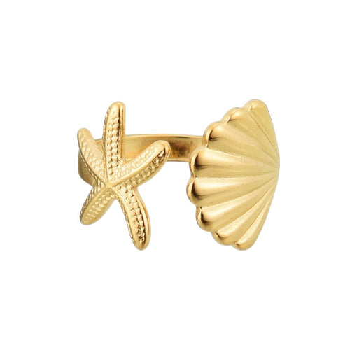 Océano Ring (Gold Plated) | Luvesina