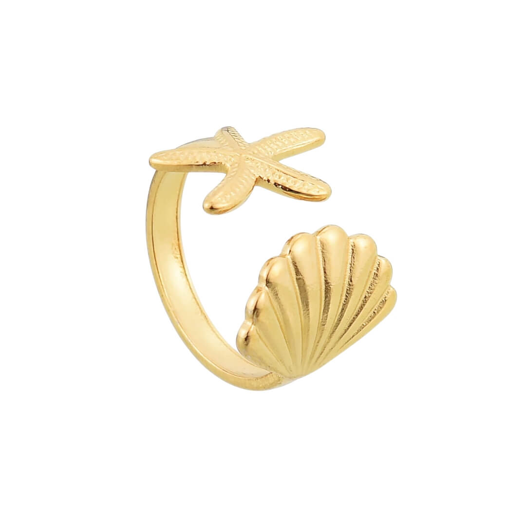 Océano Ring (Gold Plated) | Luvesina