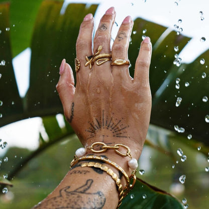 Océano Ring (Gold Plated) | Luvesina