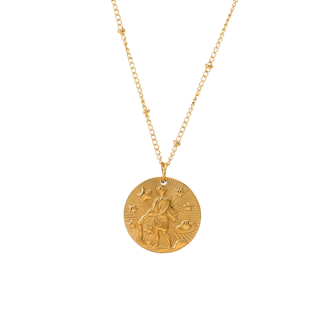 Del Zodíaco with Símbolos of the Constelaciones Necklace | Luvesina