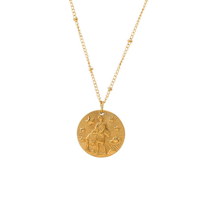Del Zodíaco with Símbolos of the Constelaciones Necklace | Luvesina
