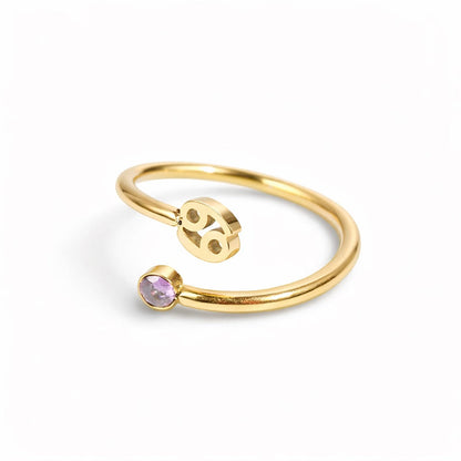 Zodíaco Ring (18K Gold Plated) | Luvesina