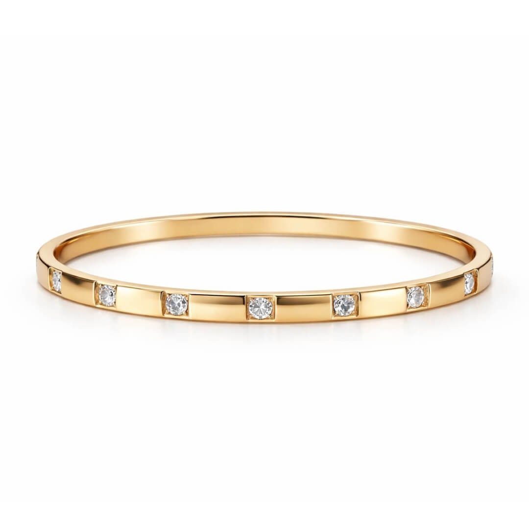 Brazalete Modena Minimalist (18K Gold Plated) | Luvesina