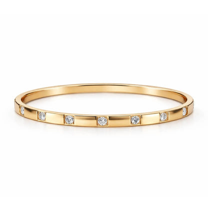 Brazalete Modena Minimalist (18K Gold Plated) | Luvesina