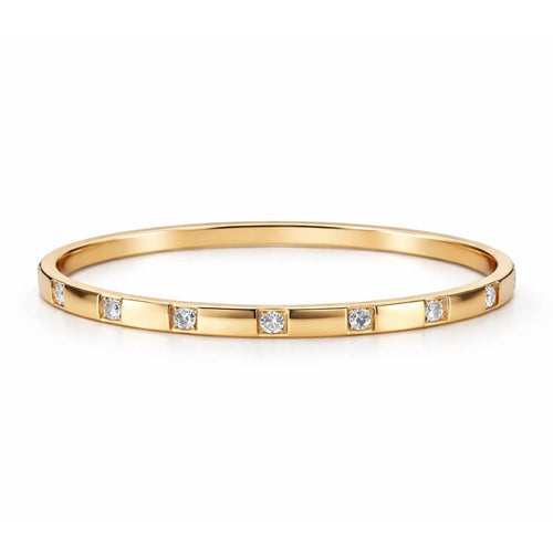 Brazalete Modena Minimalist (18K Gold Plated) | Luvesina
