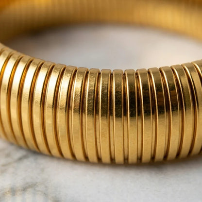 Brazalete Mola Allegra (18K Gold Plated) | Luvesina
