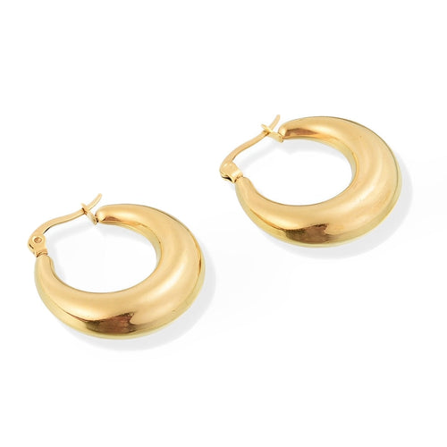 Moon Earring (Gold Plated) | Luvesina
