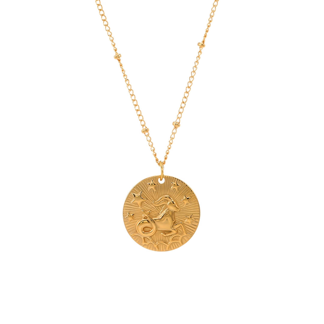 Del Zodíaco with Símbolos of the Constelaciones Necklace | Luvesina