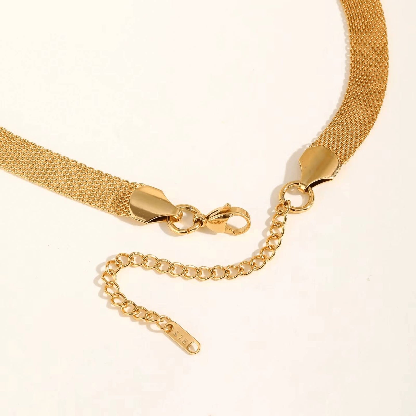 Choker of Malla Elegant Necklace (Gold Plated) | Luvesina
