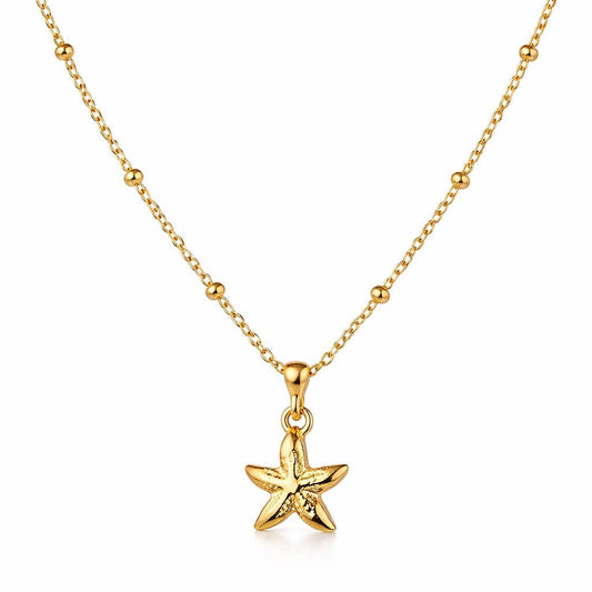 Star of Mar Necklace (18K Gold Plated) | Luvesina