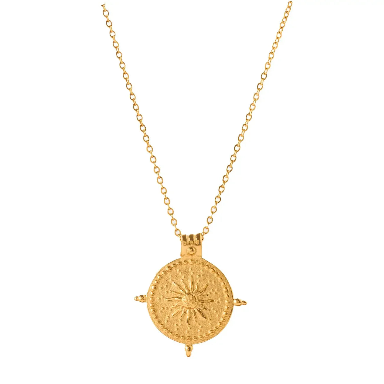 Sun Divino Necklace (18K Gold Plated) | Luvesina