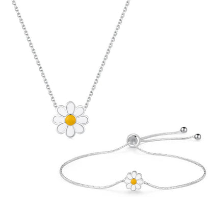 Set Margarita: Necklace + Bracelet (Sterling Silver 925) | Luvesina