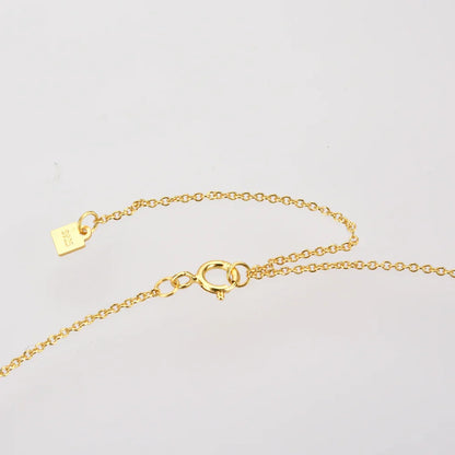 Hand of Fatima Hamsa with Zirconia Necklace (18K Gold Plated) | Luvesina
