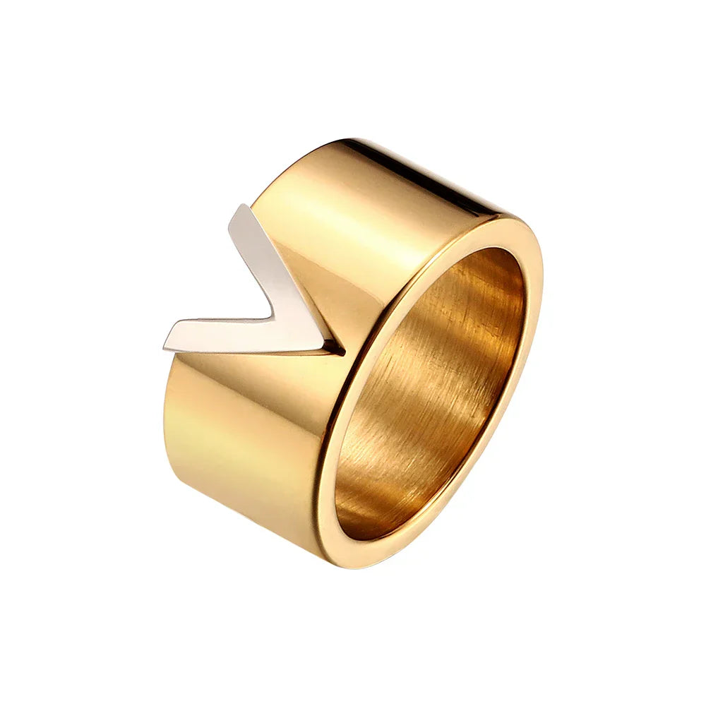 Set Vivace: Bracelet + Ring (18K Gold Plated) | Luvesina