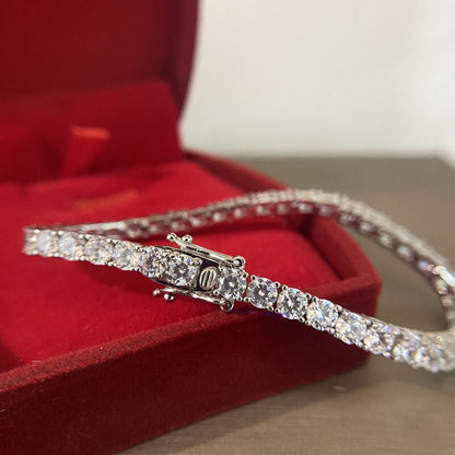 Riviera Luxury Zirconia Bracelet (Sterling Silver 925) | Luvesina