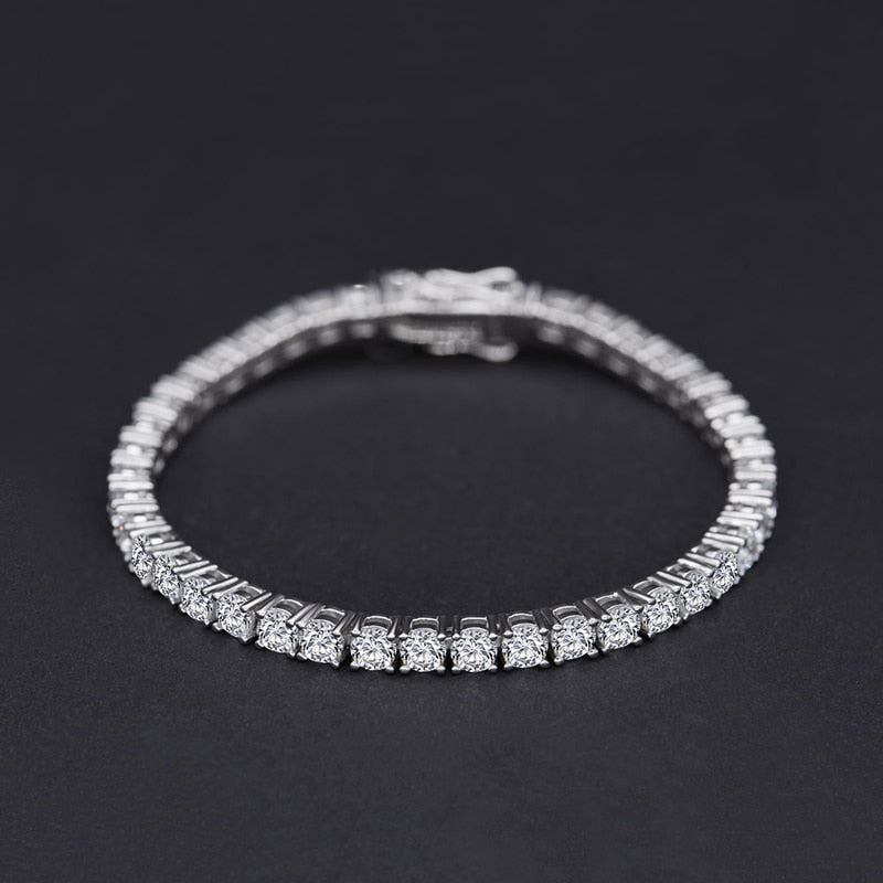 Riviera Luxury Zirconia Bracelet (Sterling Silver 925) | Luvesina