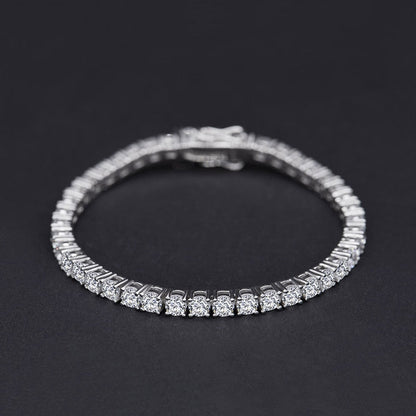 Riviera Luxury Zirconia Bracelet (Sterling Silver 925) | Luvesina