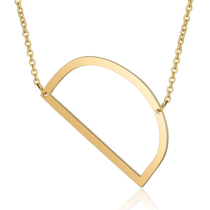 Letra Inicial Large Necklace (18K Gold Plated) | Luvesina