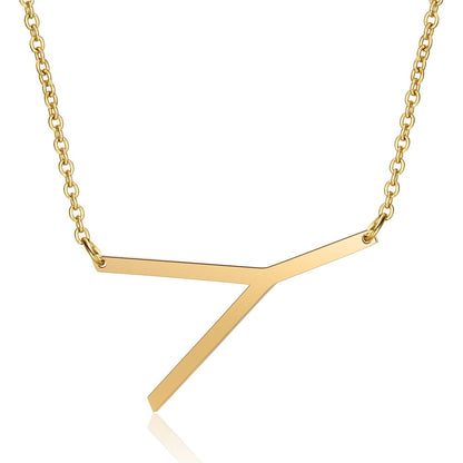 Letra Inicial Large Necklace (18K Gold Plated)