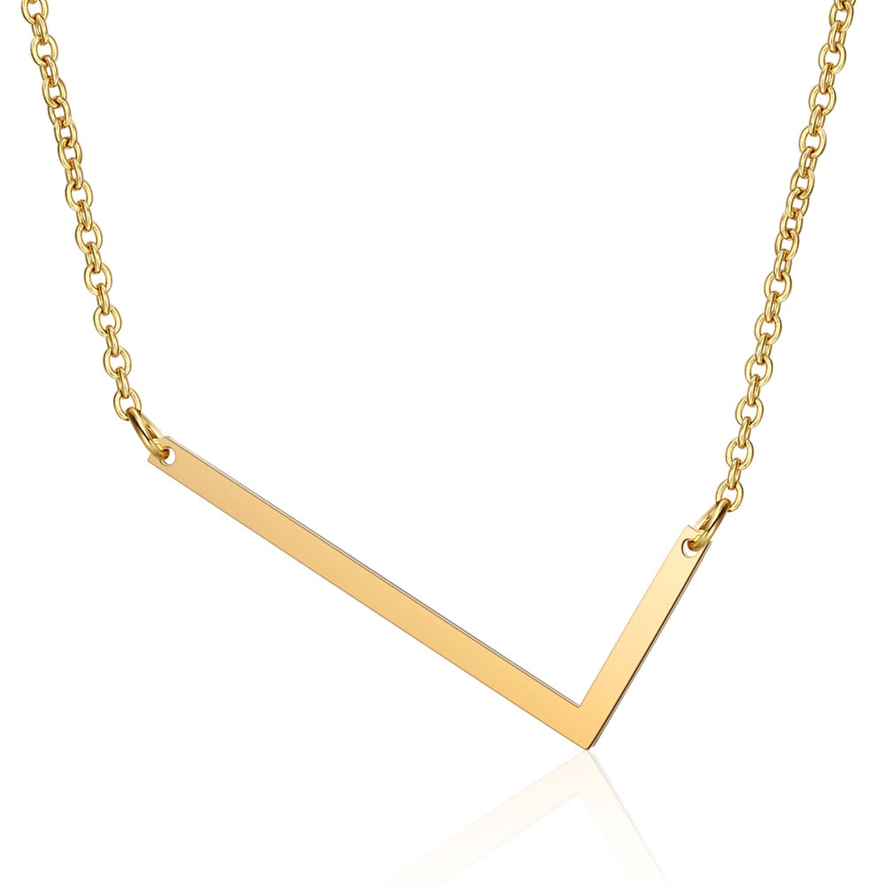 Letra Inicial Large Necklace (18K Gold Plated) | Luvesina