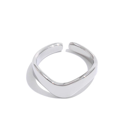Waves Lucca Adjustable Ring (18K Gold Plated) | Luvesina