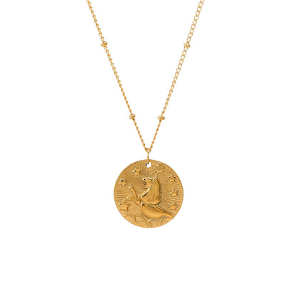 Del Zodíaco with Símbolos of the Constelaciones Necklace | Luvesina