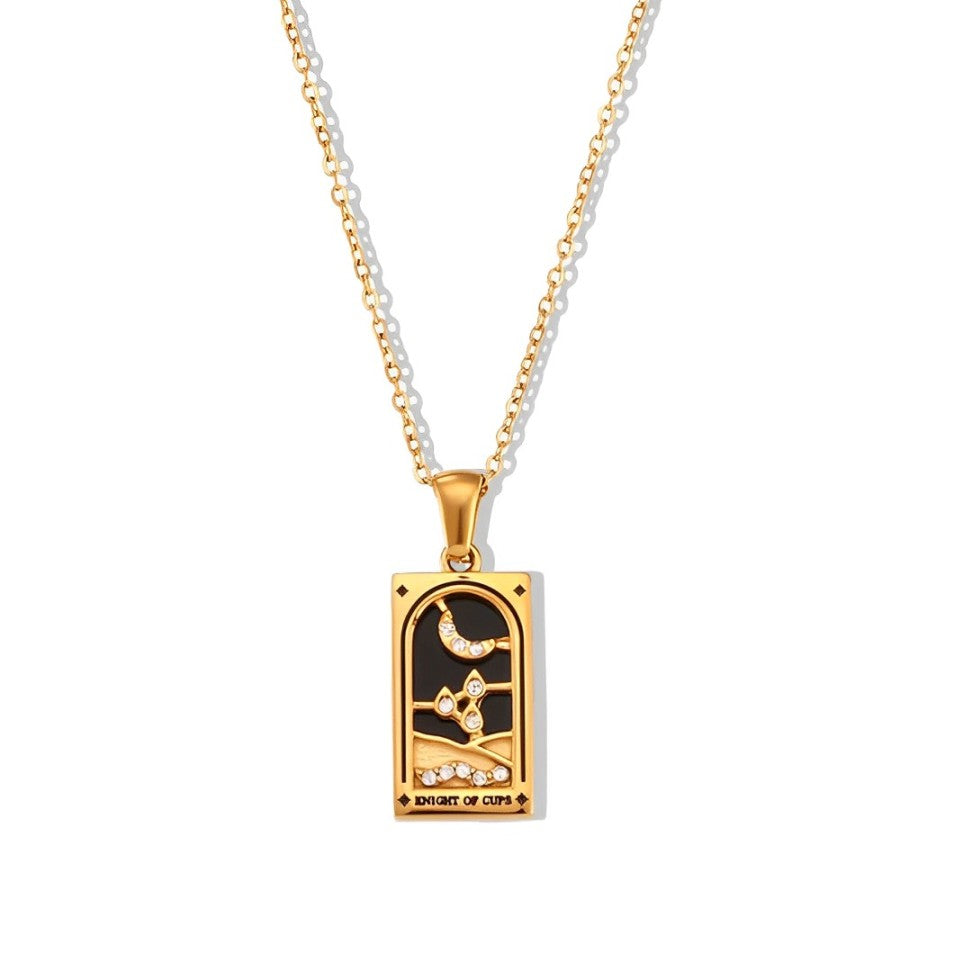 Collection Tarot - Necklaces with Pendants of the Cartas (18K Gold Plated) | Luvesina