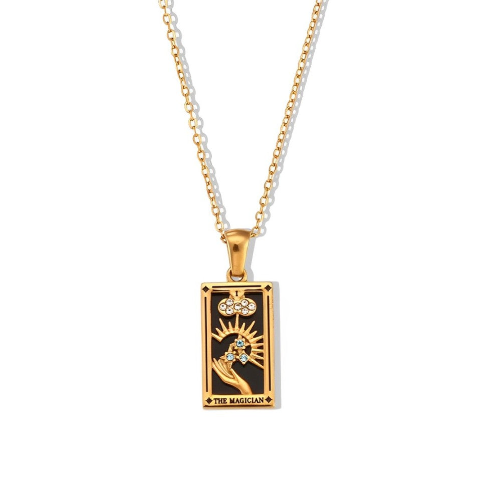 Collection Tarot - Necklaces with Pendants of the Cartas (18K Gold Plated) | Luvesina