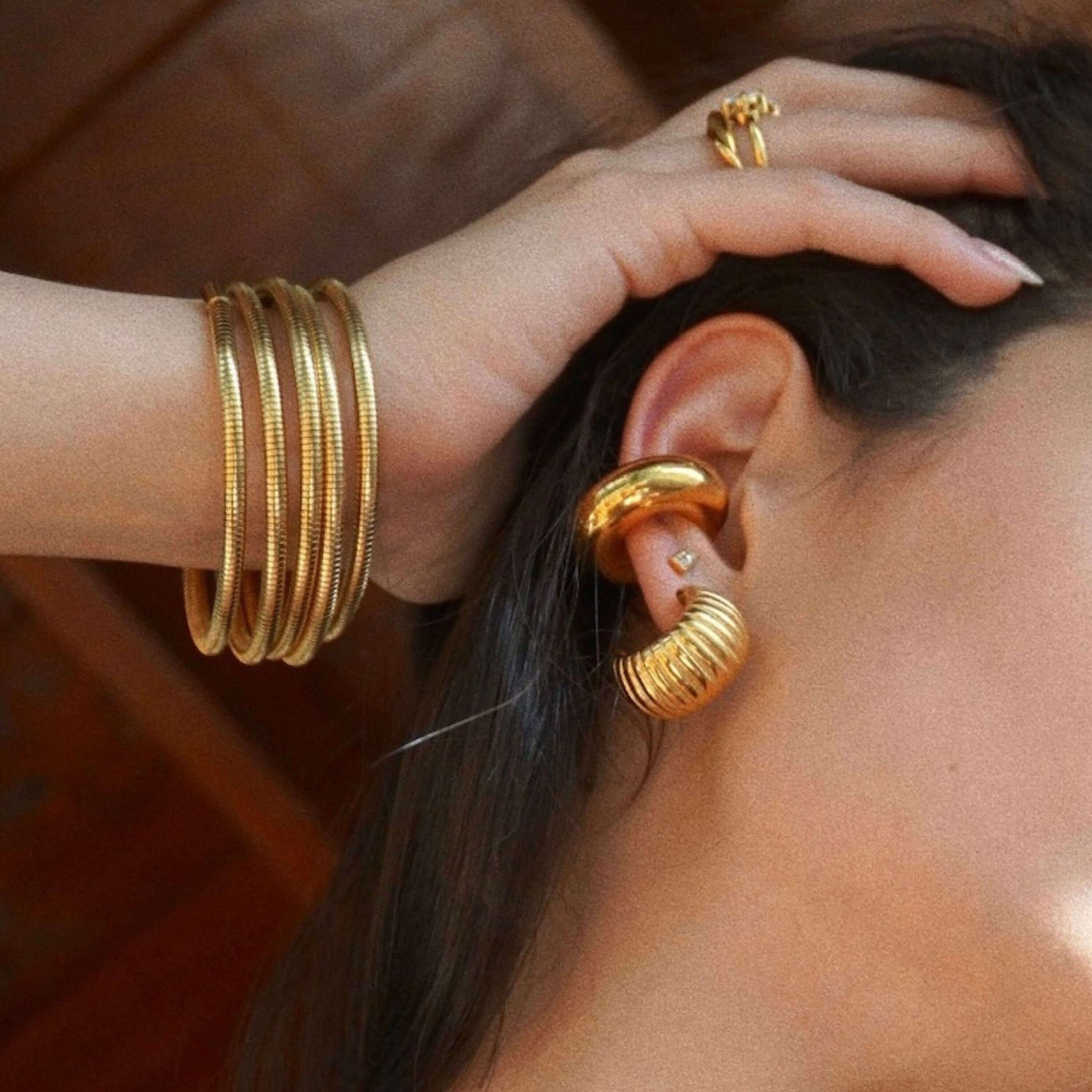 Chianti Espiral Bracelet (18K Gold Plated) | Luvesina