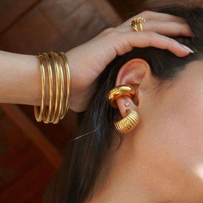 Chianti Espiral Bracelet (18K Gold Plated) | Luvesina