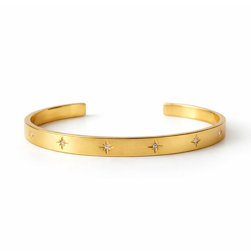 Minimalist Louise Zirconia Bracelet (18K Gold Plated) | Luvesina