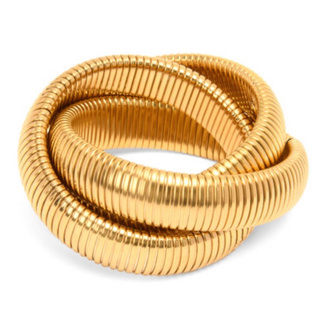 Stravaganza Malla Bracelet (18K Gold Plated) | Luvesina
