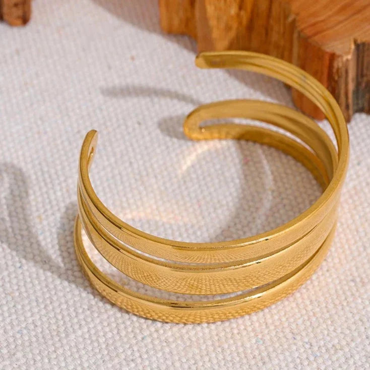 Brazalete Voglia (18K Gold Plated) | Luvesina