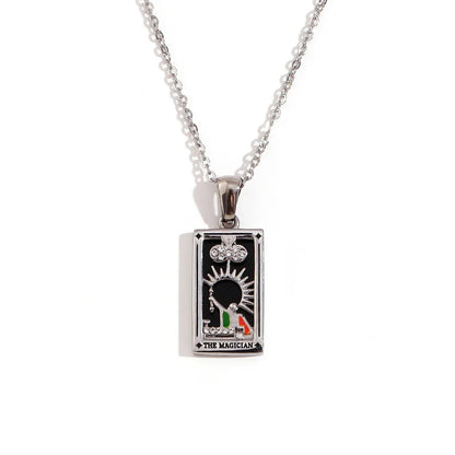 Collection of Necklaces Tarot (Plateado) | Luvesina
