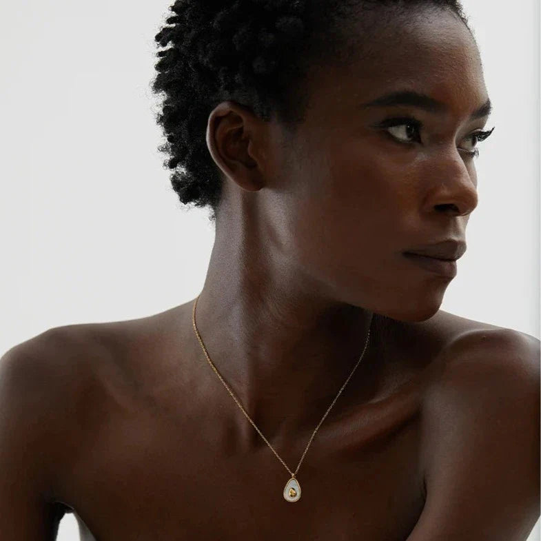 Aguacate Necklace (18K Gold Plated) | Luvesina