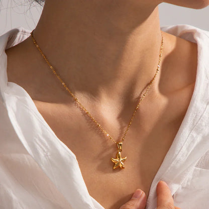 Star of Mar Necklace (18K Gold Plated) | Luvesina
