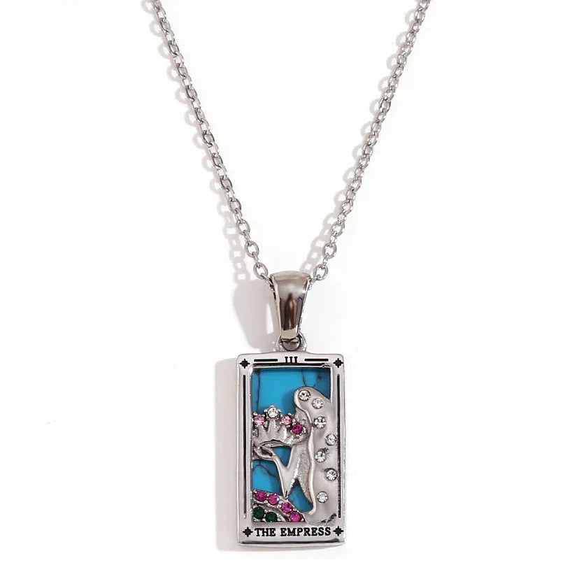 Collection of Necklaces Tarot (Plateado) | Luvesina
