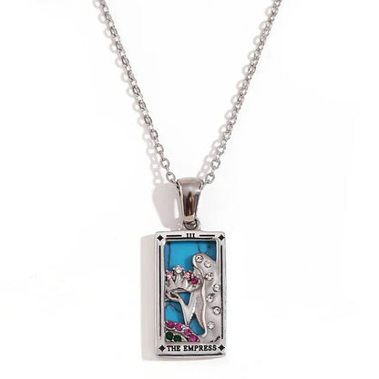 Collection of Necklaces Tarot (Plateado) | Luvesina