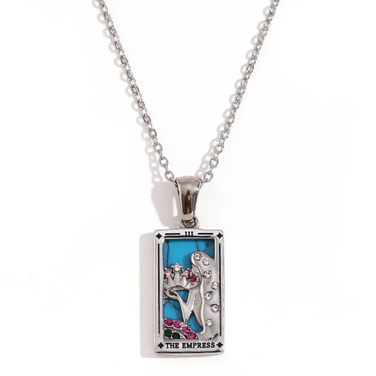 Collection of Necklaces Tarot (Plateado) | Luvesina