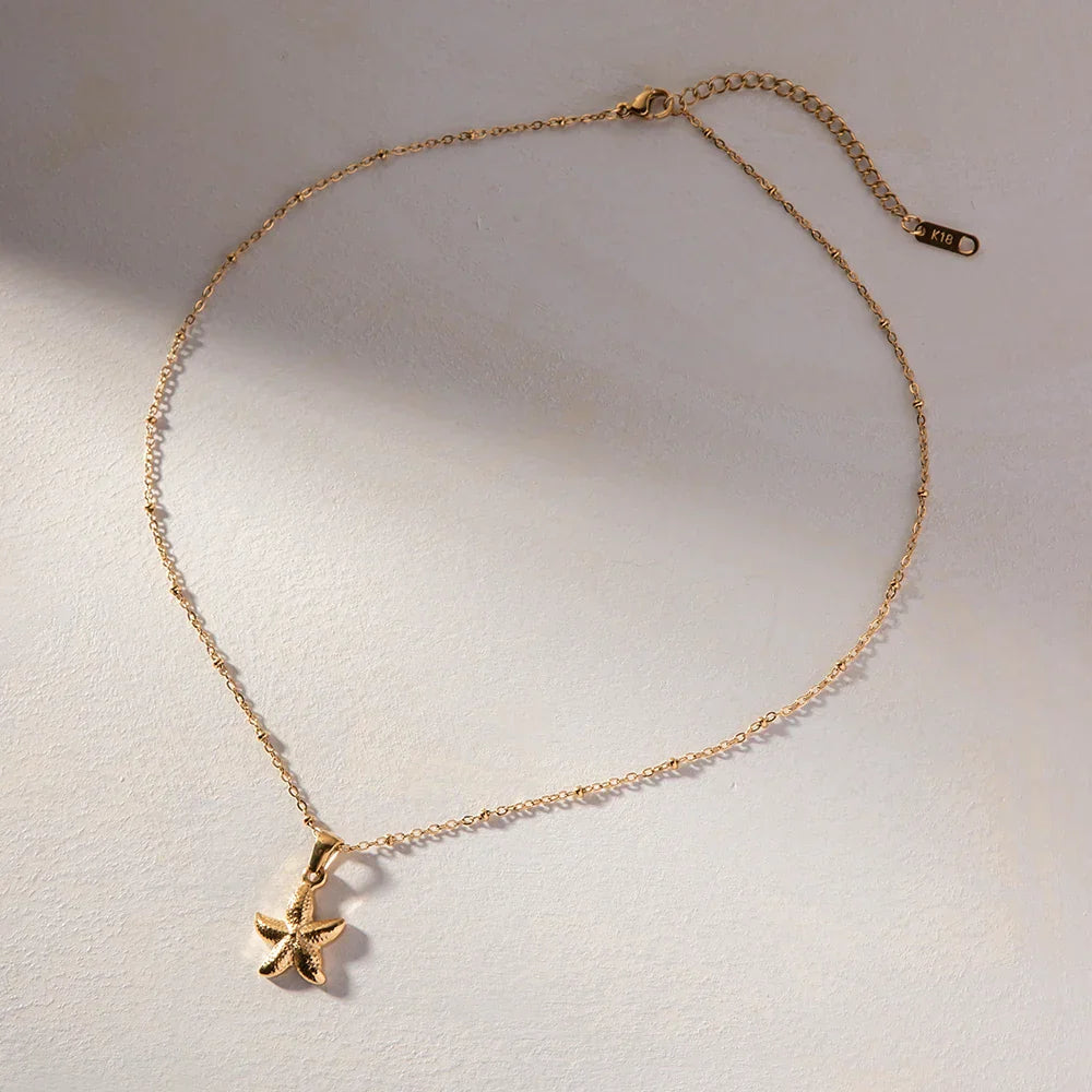 Star of Mar Necklace (18K Gold Plated) | Luvesina