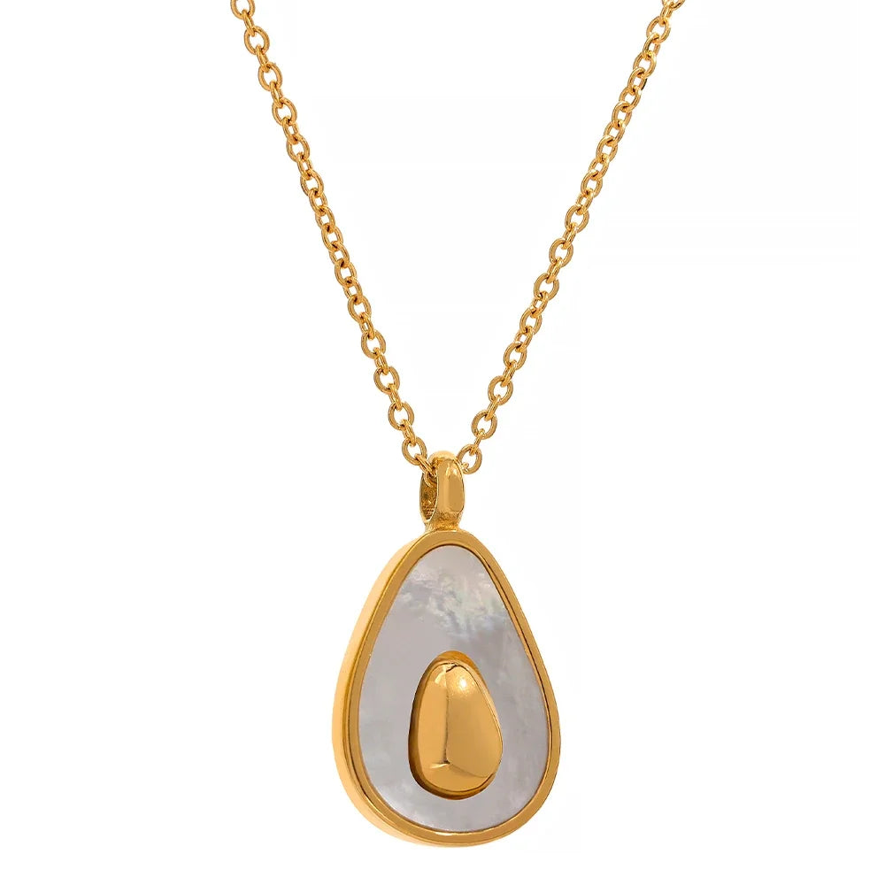 Aguacate Necklace (18K Gold Plated) | Luvesina
